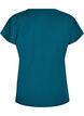 Losvallend sport T-shirt met V-hals, Groen, Packshot image number 1