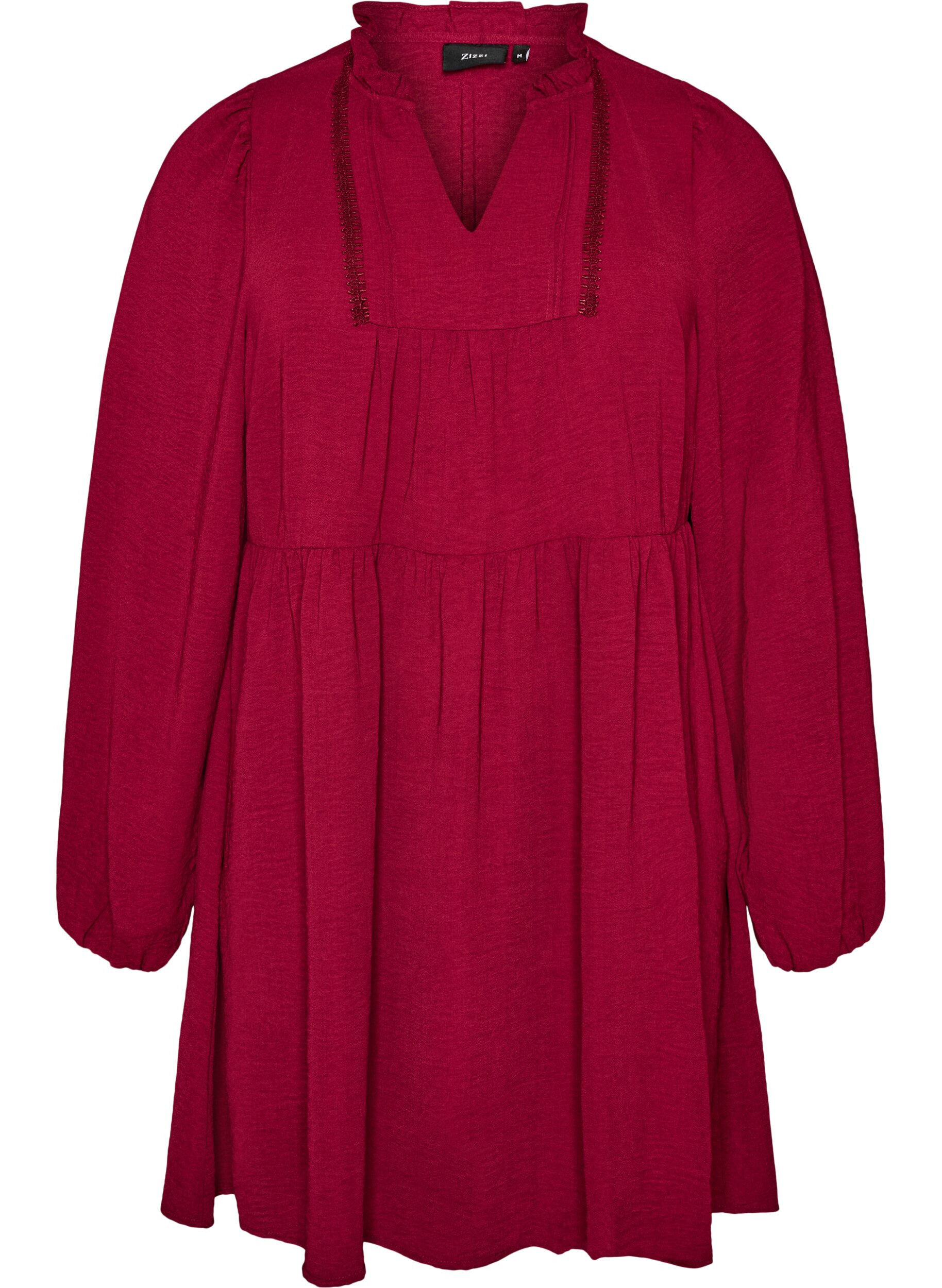 Robe coupe &eacute;vas&eacute;e avec une taille empire