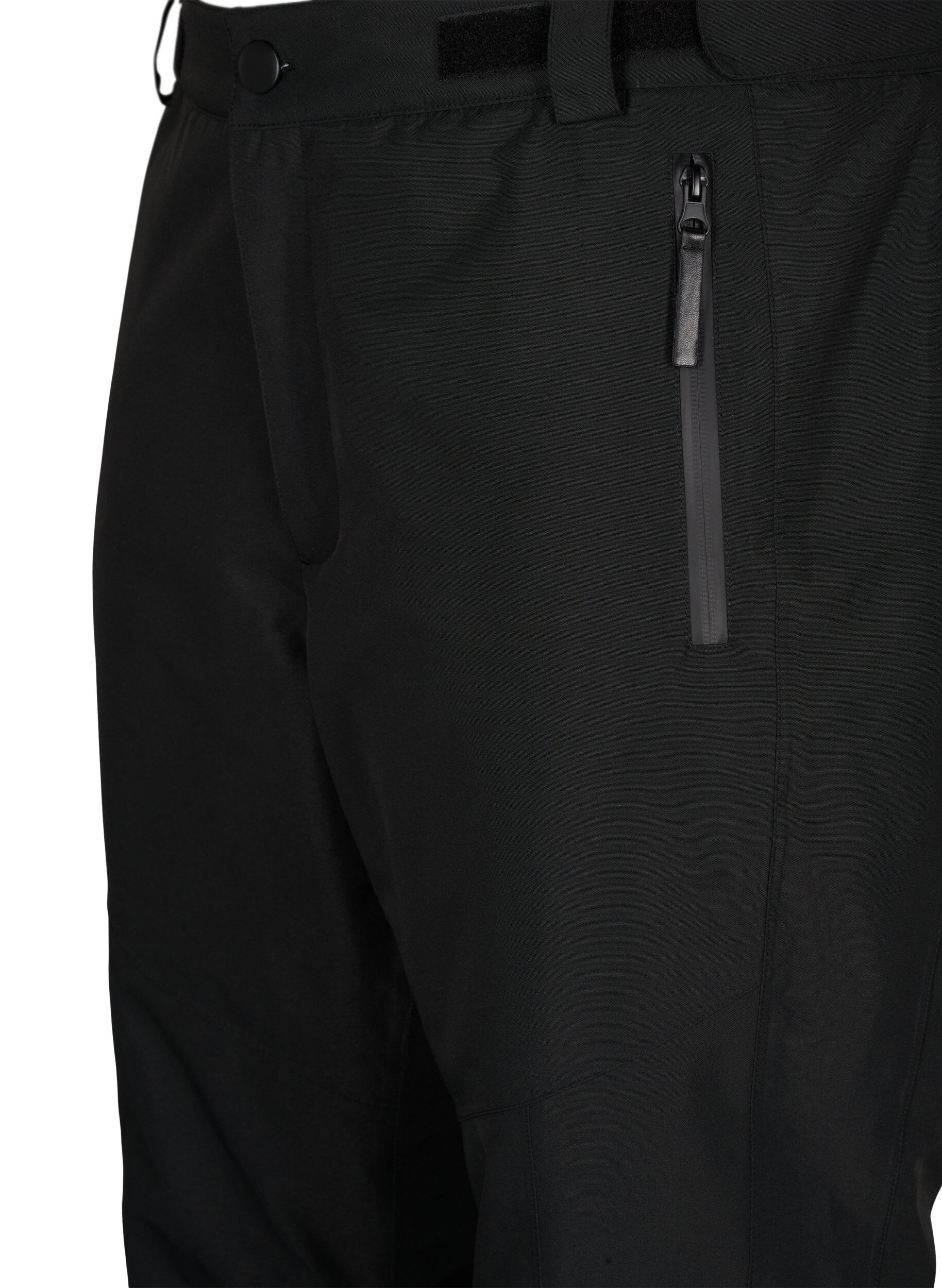 ZizziSkibroek met zakken en verstelbare taille, Zwart, Packshot image number 2