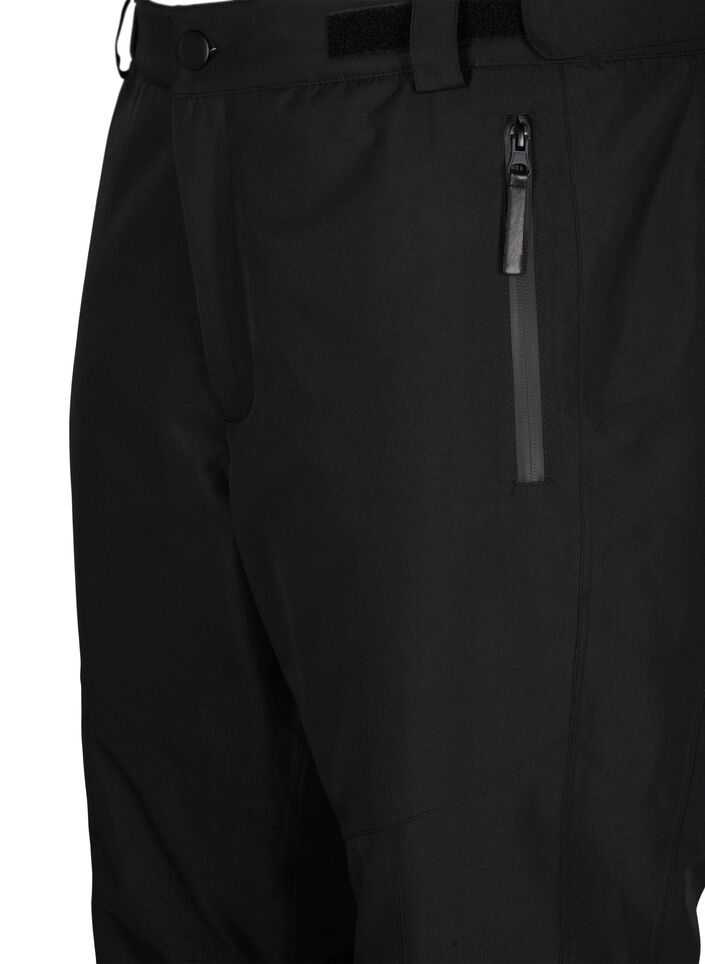 Skibroek met zakken en verstelbare taille, Zwart, Packshot image number 2