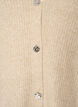 Vest met V-hals en ribstructuur, Beige, Packshot image number 2