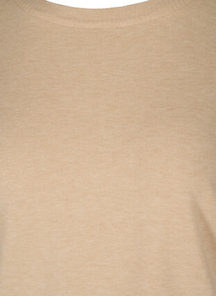 Pull en tricot à manches bouffantes, Birch Mel, Packshot image number 2