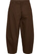 Barrel jeans met hoge taille en elastische tailleband, Bruin, Packshot image number 1