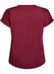 T-shirt met korte mouwen in een katoenmix, Donker Bordeaux, Packshot image number 1