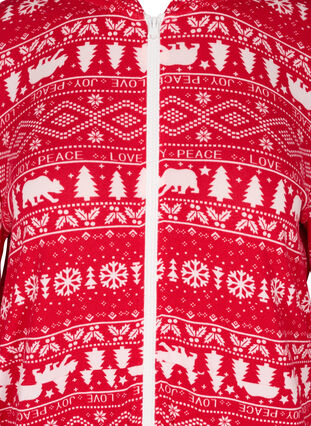 Combinaison de Noël avec capuche et fermeture éclair, Christmas AOP, Packshot image number 2