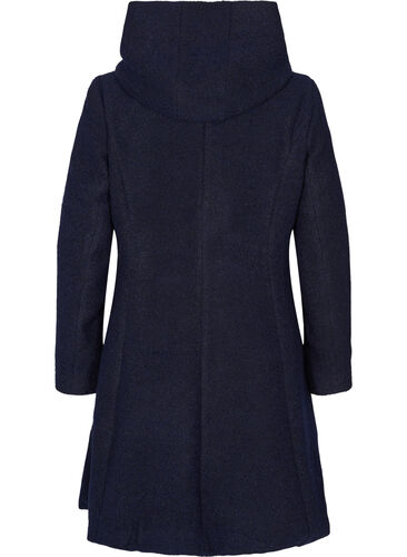 Manteau à capuche silhouette en A, Night Sky Mel., Packshot image number 1