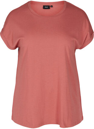 T-shirt en mélange coton, Faded Rose Mel., Packshot image number 0