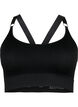 Soutien-gorge de sport sans coutures, Black, Packshot image number 0
