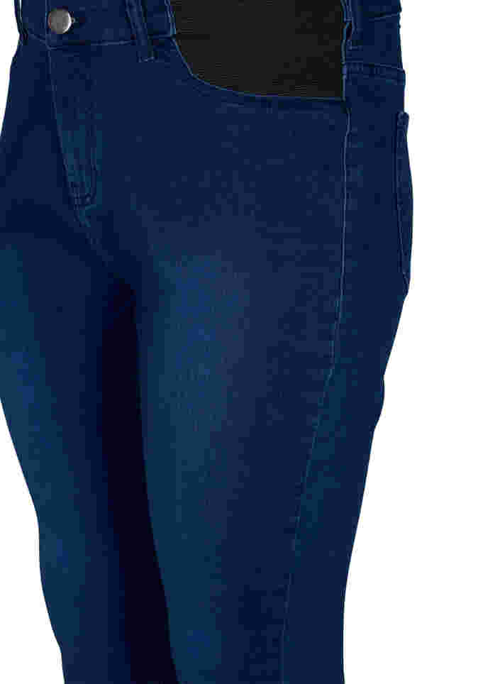 Jean Amy super slim avec taille élastiquée, Dark blue, Packshot image number 2