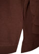 Hoodie met een terry tekstmotief, Bruin, Packshot image number 3