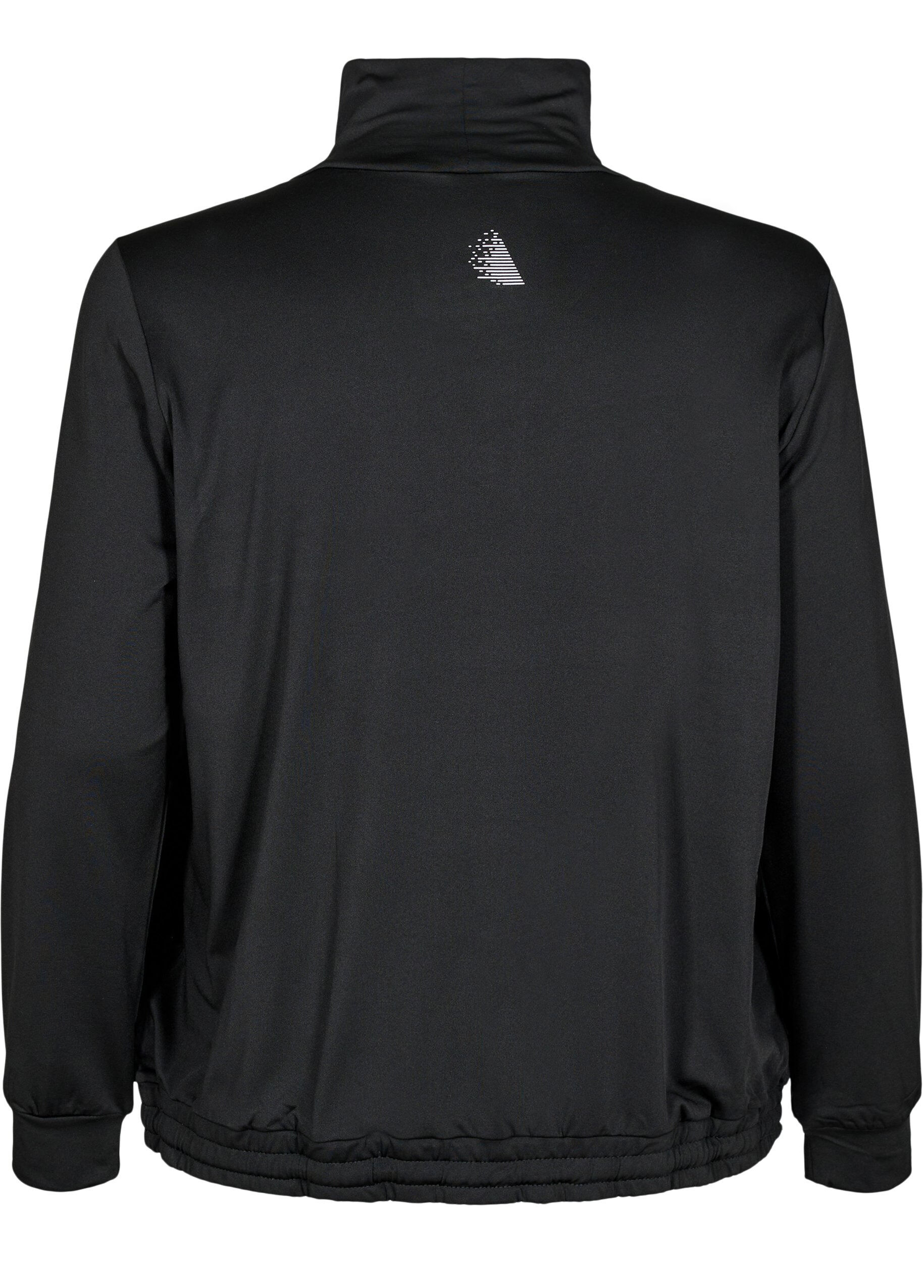 ZizziWorkout top met hoge hals, Black, Packshot image number 1
