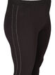 Viscose legging met steentjes in de zijkant, Black, Packshot image number 2