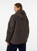 Waterdichte winterjas met afneembare capuchon, Bruin, Model image number 2