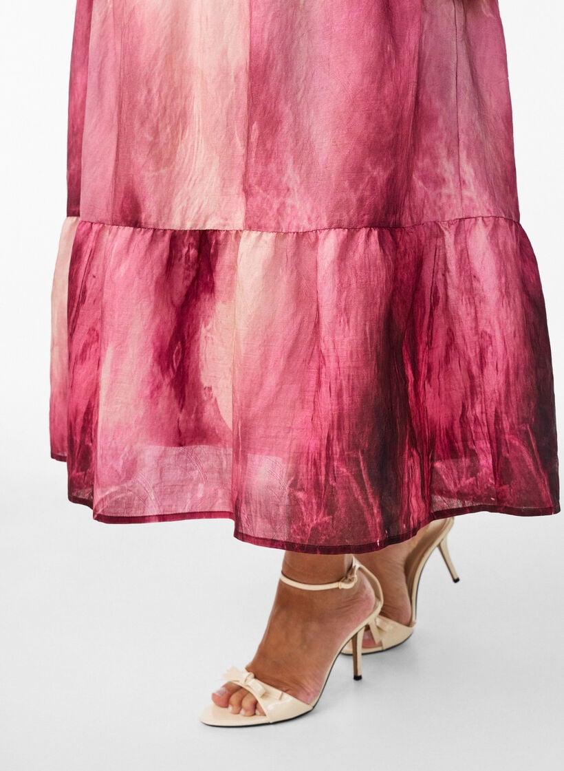 Robe midi dos nu, Rose, Model image number 3