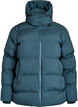 Doudoune courte avec capuche amovible, Vert, Packshot image number 0