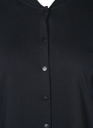 Veste avec fermeture à boutons, Black, Packshot image number 2