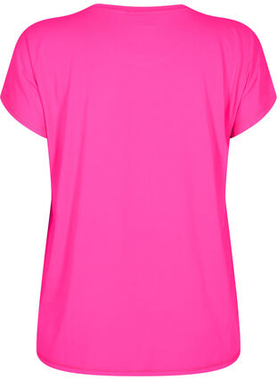 Sport T-shirt met korte mouwen, Neon Pink Glo, Packshot image number 1