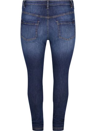Super slim Amy jeans met hoge taille, Dark blue, Packshot image number 1