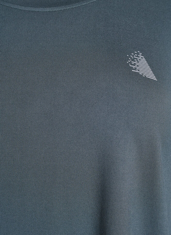 Training blouse met 3/4 mouwen, Grijs, Packshot image number 2