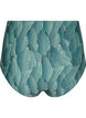 Culotte de bikini imprim&eacute;e et taille haute, Vert fonc&eacute;, Packshot image number 1