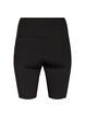 Aansluitende korte broek met hoge taille en zakken, Black, Packshot image number 1