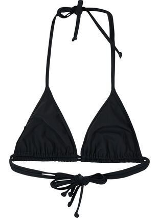 Soutien-gorge bikini triangle, Black, Packshot image number 1