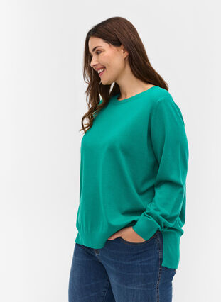 Pull en tricot avec fente, Parasailing Mel., Model image number 0