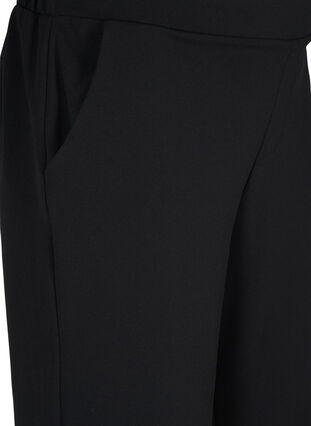 Short met elastische rand en zakken, Black, Packshot image number 2