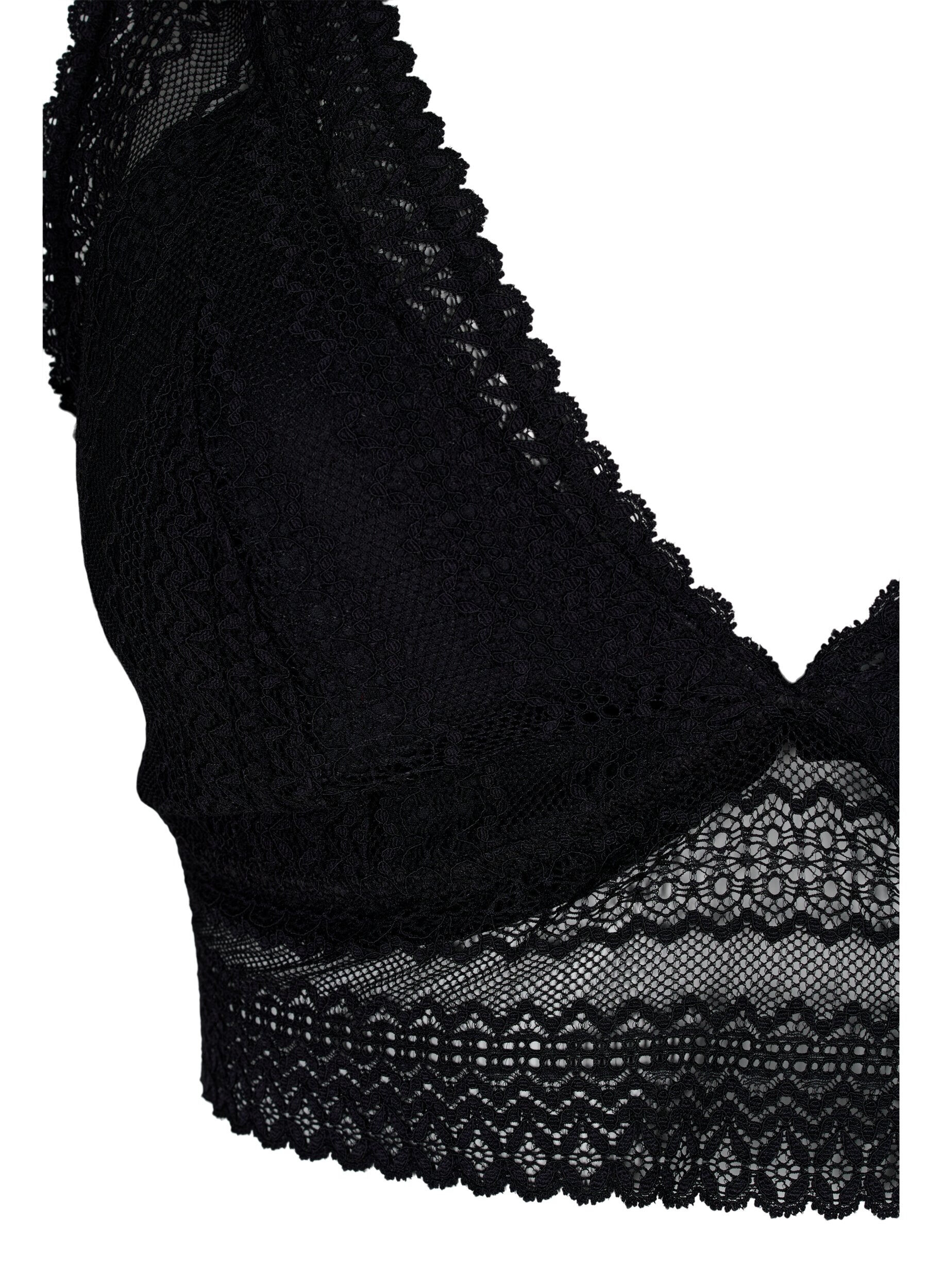 en dentelle à rembourrage léger Noir 85E115H Zizzi