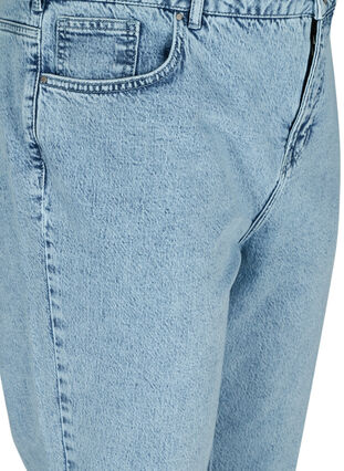 Cropped mom fit Mille jeans met losse pasvorm, Snow Wash 2, Packshot image number 2