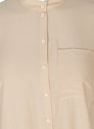 Chemise à manches courtes à encolure ronde, Warm Taupe, Packshot image number 2