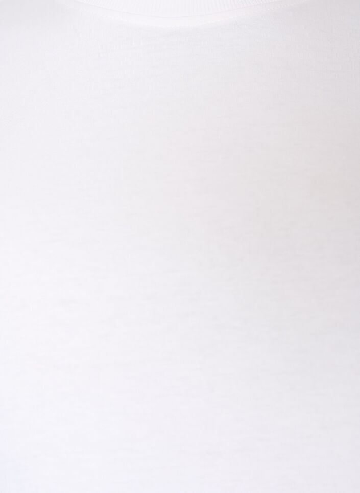 Katoenen T-shirt met print, Wit, Packshot image number 2