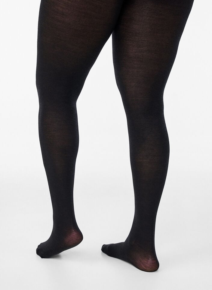 Collants en laine, Noir, Packshot