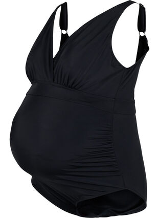 Zwangerschapsbadpak, Black, Packshot image number 0