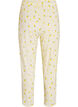 Pyjamabroek in zachte jersey met hoge taille en fruitprint, Geel, Packshot image number 1