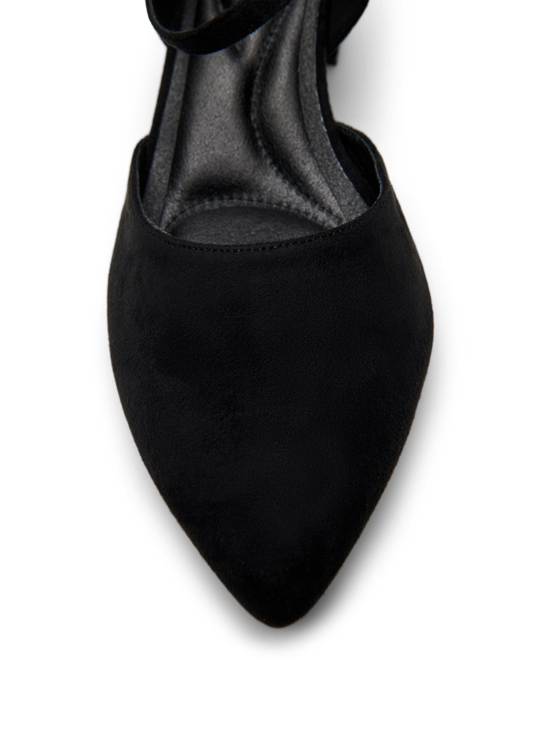 ZizziPumps met dubbele bandjes, Zwart, Packshot image number 4