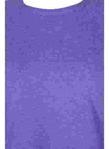 Pull en maille mélangé, Purple Opulence Mel, Packshot image number 2