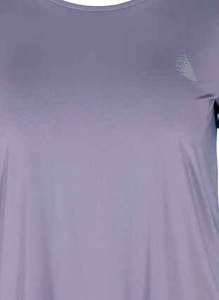 Trainingsshirt met korte mouwen, Purple As Sample, Packshot image number 2