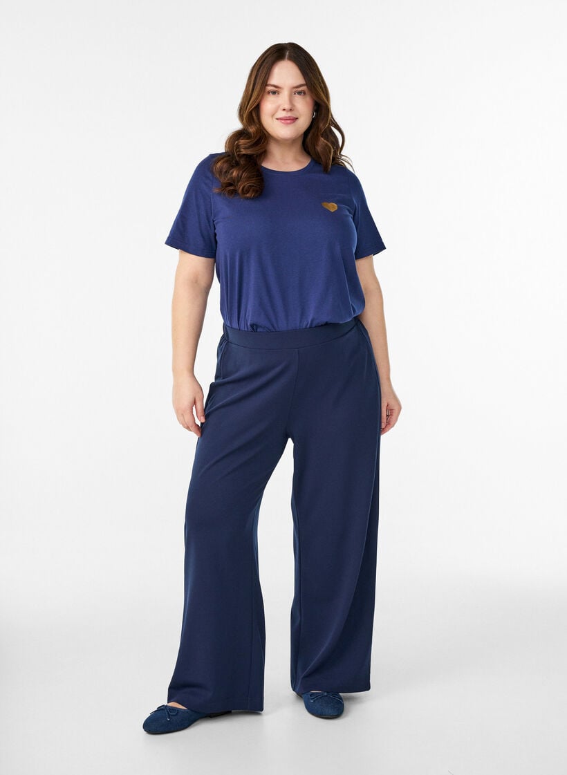 FLASH - T-shirt met print, Blauw, Model image number 1