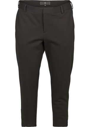Pantalon classique avec dentelle, Black, Packshot image number 0