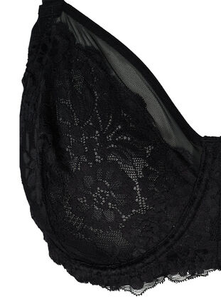 Soutien-gorge à armatures Figa avec dos en dentelle, Black, Packshot image number 2