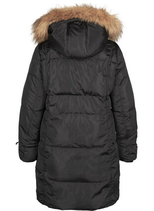 Veste d'hiver avec capuche amovible, Black, Packshot image number 1
