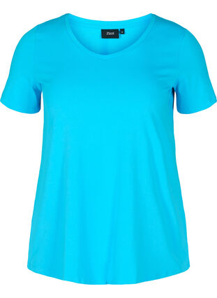 Basic t-shirt, River Blue, Packshot image number 0