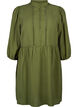 Knielange jurk met borduursel en 3/4 mouwen, Winter Moss, Packshot image number 0
