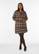 Blazer &agrave; carreaux avec poches et fente au dos, Marron, Model image number 1