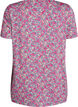 T-shirt met bloemenprint, Roze, Packshot image number 1