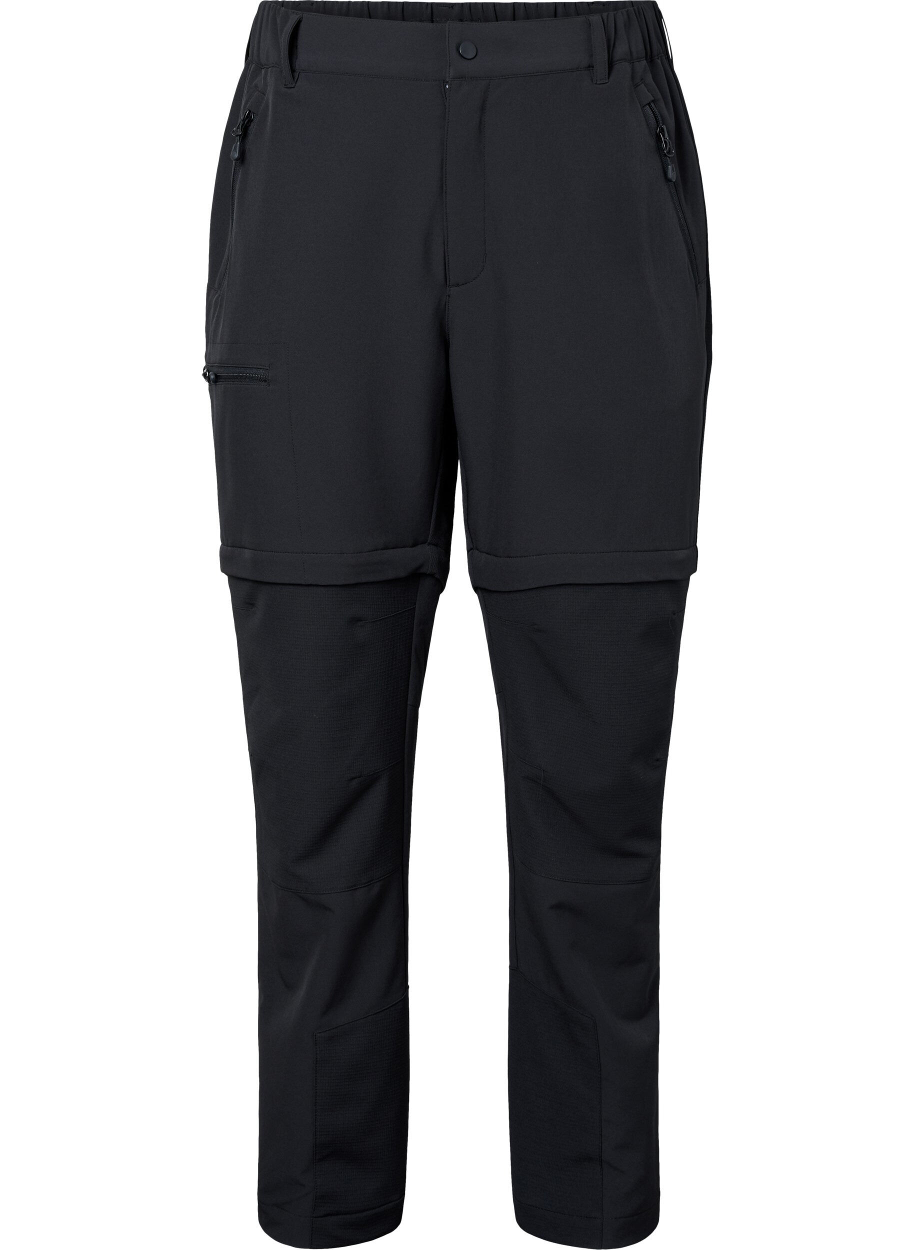 Zizzi Pantalons de randonn&eacute;e 2-en-1, Black, Packshot image number 0