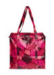 Sac de magasinage avec fermeture &eacute;clair, Bordeaux, Packshot image number 0