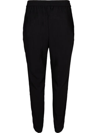 Pantalon classique avec lien à la taille, Black, Packshot image number 1