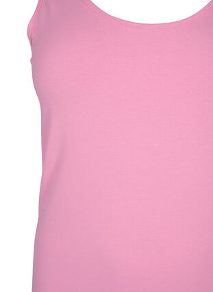 Top basique de couleur unie en coton, Rosebloom, Packshot image number 2